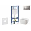 GEBERIT - Duofix Set předstěnové instalace, klozetu Gaia a sedátka softclose, tlačítko Sigma30, chrom mat/chrom SANI11CA1134B