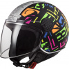 LS2 OF558 SPHERE LUX CRISP BLACK HI VIS YELLOW