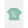 Detské bavlnené tričko United Colors of Benetton 3I1XC10SF.G.Stagionale tyrkysová 130