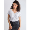 Svetlosivé dámske basic tričko RV-TS-4832.27P-light grey
