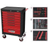 KS Tools 897.7215 dielenský vozík ocelový plech Farba:čierna, červená; 897.7215