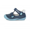 Chlapčenská kožená poltopánka D.D.Step H015-403 Royal Blue 19-24