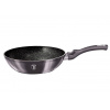 Berlingerhaus Pánev WOK s mramorovým povrchem 28 cm Carbon PRO Line BH-6900