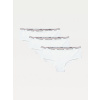 Tommy Hilfiger dámske biele nohavičky 3 pack Essentials UW0UW00010 XS