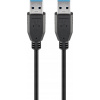 PremiumCord KU3AA2BK USB 3.0 prodlužovací A-A Super-speed 5Gbps, 9pin, 2m, černý