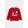 Detská bavlnená košeľa s dlhým rukávom United Colors of Benetton 3ATNC10RK.G.Seasonal červená 130