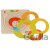 Goki Vícevrstvá vkládačka Jablíčko s housenkou