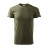 Pánske tričko Malfini Basic 129 - veľkosť: XL, farba: military