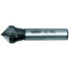 Záhlbník HSS do kovu 6 mm, trojbritý, valcová stopka 8 mm, CZ TOOL