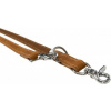 Trixie RUSTIC kožené predlžovacie vodítko Heartbeat M-L: 2,00m/20mm, hnědá