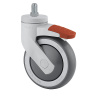 Plastové koliesko, so závitovým kolíkom ,Ø x šírka kolesa 75 x 25 mm TENTE