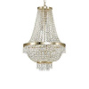Krištáľové svietidlo IDEAL LUX Caesar SP9 Oro 114736