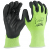 Pracovné rukavice Milwaukee Hi-VISIBLE odolné proti porezu - Stupeň 1 4932479918