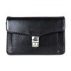 Moderná kožená etuja č.7985, viacúčelové púzdro v čiernej farbe