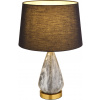 Globo Lighting Kisa stolová lampa 1x40 W čierna-mosadzná-sivá 24147B