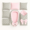 Štartovacia sada pre bábätko BabyTýpka Stars pink sada M (8594201220685)
