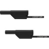 Schützinger VSFK 8700 / 2.5 / 50 / SW bezpečnostné meracie káble [4 mm zástrčka - 4 mm zástrčka] 50.00 cm čierna 1 ks; VSFK 8700 / 2.5 / 50 / SW