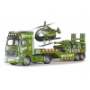 Wiky Vehicles ťahač vojenský 55 cm a helikoptéra s efektmi set