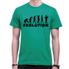 Fajntričko Tričko - Evolúcia Policajt, Farba zelená, Strih/ Variant Pánsky/UNISEX