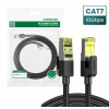 Patchcord Ugreen F/FTP 7 RJ45 / RJ45 3 m čierny