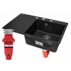 Kuchynská batéria - Sink.franke CNG 611-78 TL Black+TE-75 Slim Grinder (Kuchynská batéria - Sink.franke CNG 611-78 TL Black+TE-75 Slim Grinder)