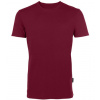 Hrm Pánske tričko z organickej bavlny HRM101 Bordeaux 4XL