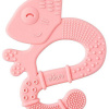 Chicco hryzačka silikón Super Soft Chameleón ružová