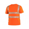 CXS Canis CXS Tričko BANGOR, výstražné, pánske, oranžové - 2XL Oranžová, 2XL