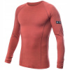 Sensor Merino Active pánske tričko s dlhým rukávom terakota L