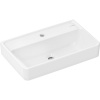 HANSGROHE Xanuia Q Compact závesné umývadlo s otvorom, bez prepadu, 600 x 370 mm, biela, s povrchom SmartClean, 61126450