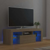 zahrada-XL TV skrinka s LED svetlami dub sonoma 120x35x40 cm 804349
