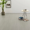 Samolepiace podlahové panely, 4,46 m², 3 mm, PVC, svetlosivé