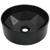 vidaXL Umývadlo 36x14 cm keramické čierne - Čierna - 62232-17133