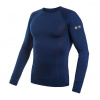 Sensor Merino Active pánské triko dlouhý rukáv deep blue XXXL