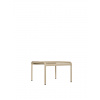 Ferm Living Stolík Dapple Low, 57 x 57 cm, Cashmere – kašmírový