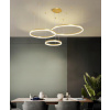 závesná lampa zlatý kruh prsteň 40 60 80 GLAMOUR LED (Zlatá zavesená lampa blízko prsteňa 40 60 80 Glamour LED)