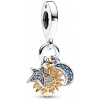 PANDORA Dvojfarebné nebeské motívy 762676C01 (Ag 925/1000, 1,8 g)