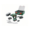 Bosch Uneo Maxx 18 Li (2x1,5 Ah) + Systembox +19dílná sada vrtáků a šroubovacích bitů Akumulátorové kladivo 18 V 060395230K
