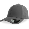 Atlantis Headwear Kšiltovka Bolt, 6 panelová COT33013667099-dark grey Šedá tmavá UNI