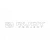 RUDY PROJECT RP doplňky SAMOLEPKA WHITE 8,5 x 1,3 cm RPAC051323W