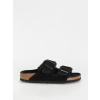 Birkenstock Arizona Suede Leather Narrow (black) 38, čierna