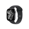 Apple Watch Series 11 GPS 42mm Jet Black Aluminium Case with Black Sport Band - M/L MEQU4WF/A