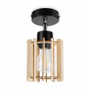 Light Home Bodové svietidlo Timber 7, 1x drevené tienidlo, kp