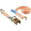 TOOLCRAFT TO-9610002 dvojdielny upínací popruh Priväzovacie únosnosť napriamo (LC)=1000 daN (d x š) 4000 mm x 38 mm račňová pracka; TO-9610002