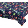 Bellatex Ubrus VÁNOCE Vánoční motiv modrá rozměr 120x140 cm