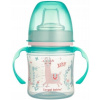 Canpol Babies tréningový hrnček so širokým hrdlom 120 ml Exotic Animals zelený