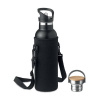TIKSI Dvojstenná fľaša 700ml , čierna