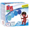Dr. Devil WC Push Pull Gél Polar Aqua WC blok bez košíka, 4 × 20 g