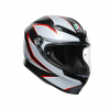 AGV K6 ECE MULTI MPLK FLASH MATT BLACK/GREY/RED Velkosť: ML