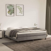 vidaXL Matrac s taštičkovými pružinami bledosivý 180x200x20 cm zamat